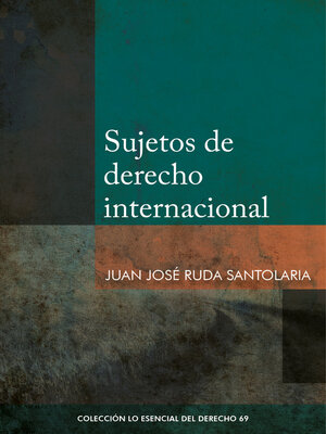 cover image of Sujetos de derecho internacional